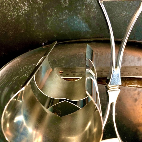 Vintage MCM Silver Double Cuff For Arm Or Shoulder - Picture 8 of 8